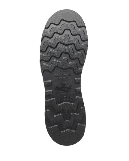 Thorogood Men's 1957 Series – WP 6″ Crazy Horse Steel Moc Toe BLK Wedge