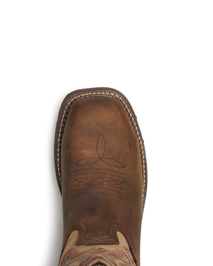 Thorogood Men's Western Work – WP 11″ Crazy Horse/Rawhide Nano Sq Toe