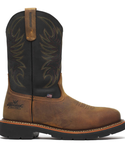 Thorogood Men's Square Toe Wellington – Waterproof – 11″ Safety Toe