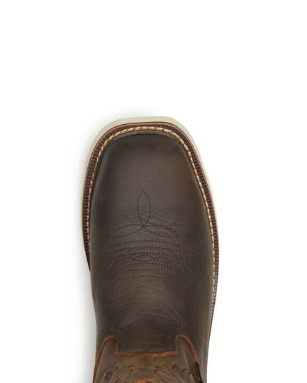 Thorogood Men's Square Toe Wellington – Pebble Bottom/Crazy Horse Upper – 11″ Safety Toe