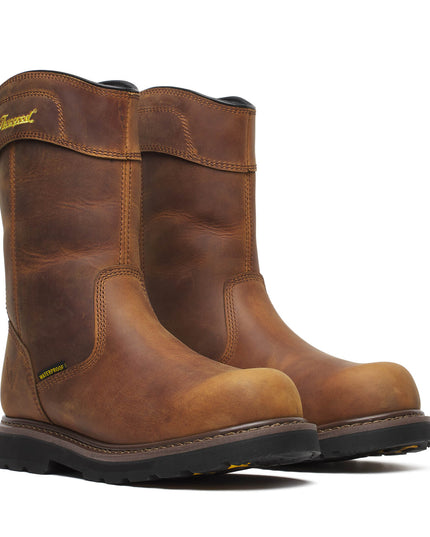 Thorogood Men's Jobsite Series – 11″ Crazy Horse Waterproof Safety Toe