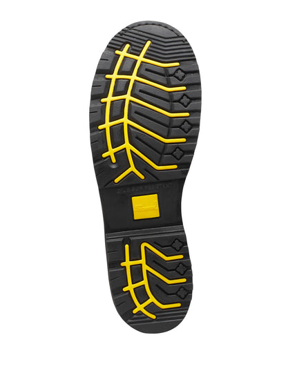 Thorogood Men's Jobsite Series – WP 11″ Crazy Horse Comp Round Toe I-MET BLK