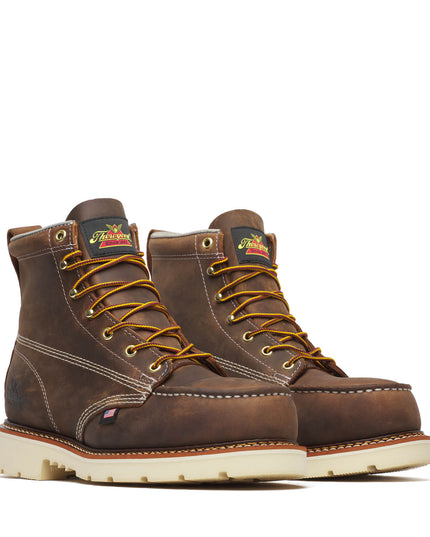 Thorogood Men's American Heritage – 6″ Trail Crazy Horse Safety Toe – Moc Toe MAXWear 90™