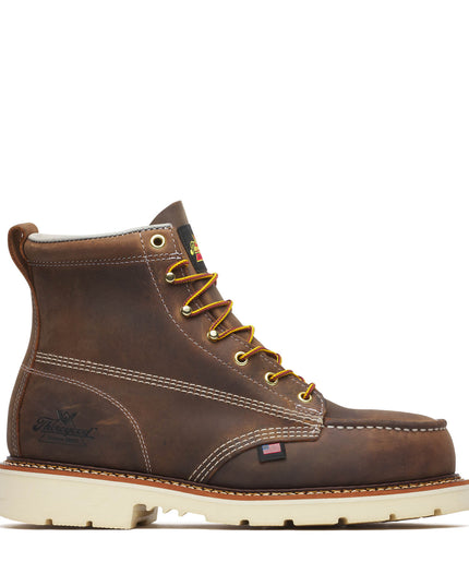 Thorogood Men's American Heritage – 6″ Trail Crazy Horse Safety Toe – Moc Toe MAXWear 90™