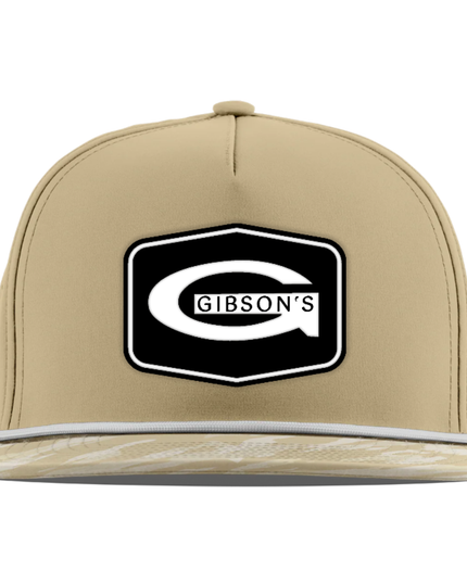 Gibson's PVC Patch Hat - Flat Bill
