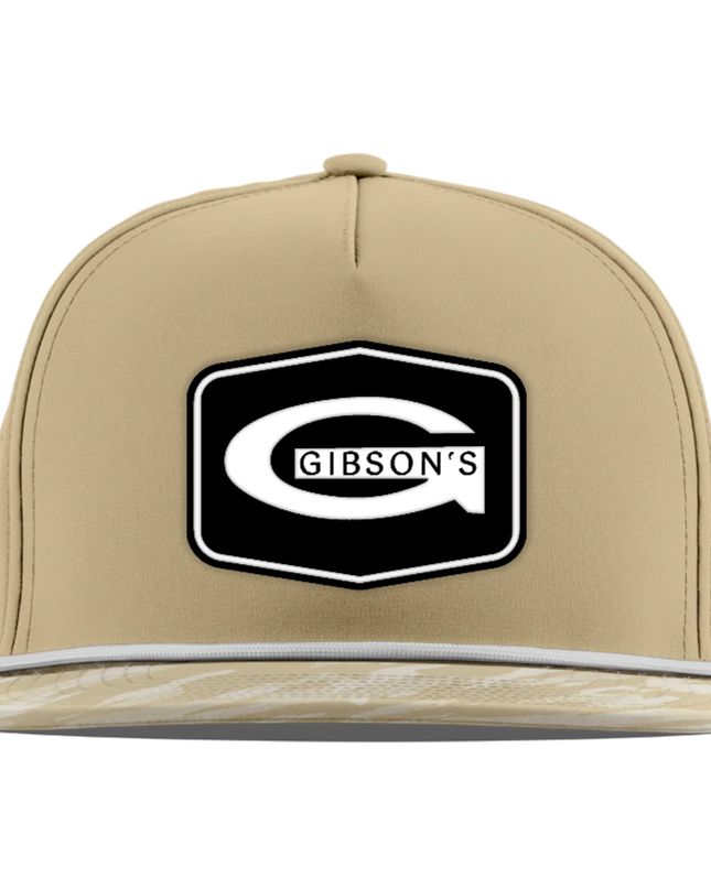 Gibson's PVC Patch Hat - Flat Bill