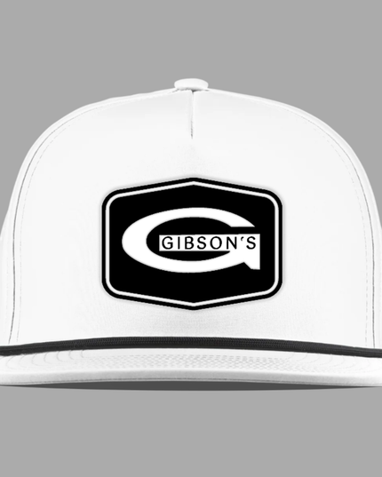 Gibson's PVC Patch Hat - Flat Bill