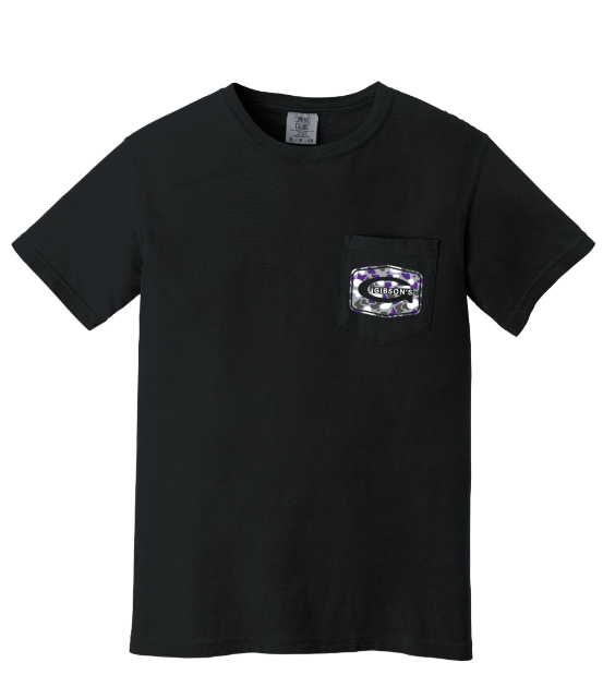 Gibson's Logo T-Shirt - Black - Purple Duck Camo