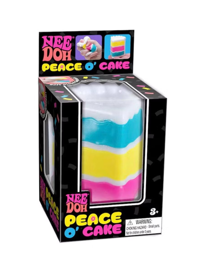 Schylling NeeDoh Peace O Cake Squishy Fidget Toy