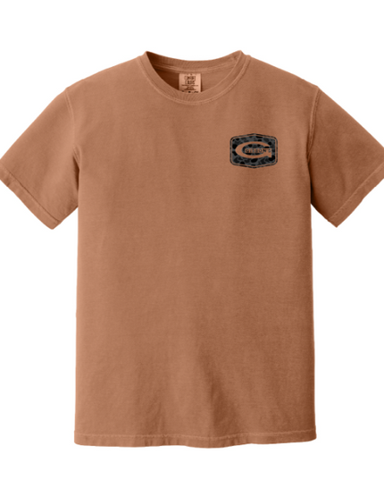 Gibson's Logo T-Shirt - Yam - Duck Camo