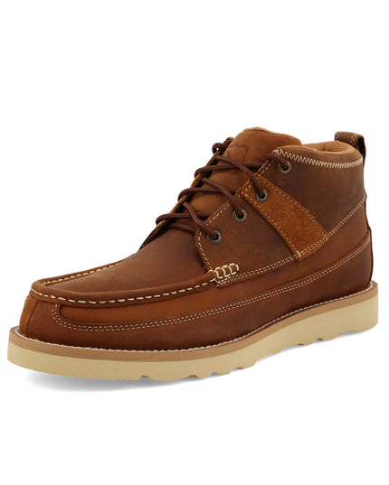 Men's 4" Wedge Sole Boot - Oiled Saddle