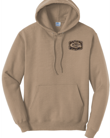 Gibson's Logo Hoodie - Sand - Duck Camo