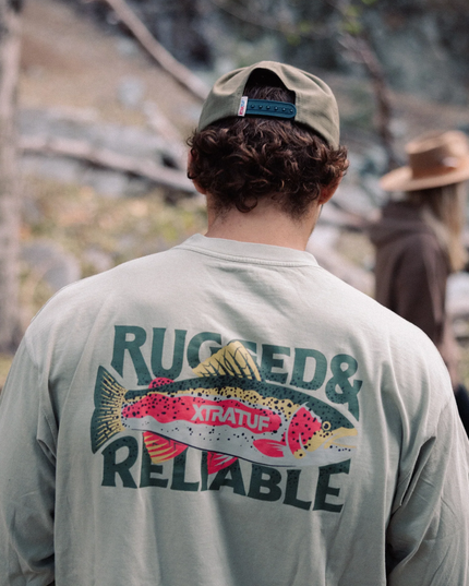 Men's Long Sleeve Trout Stone XTRATUF Shirt